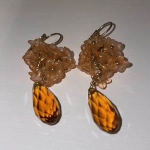 Peach/Amber Zara Earrings!